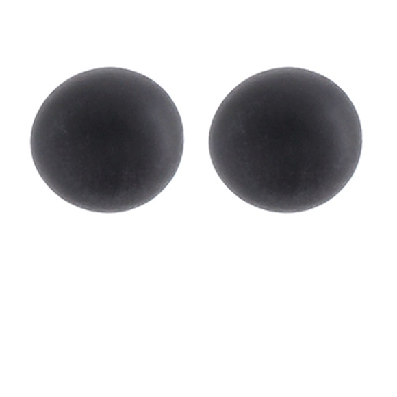 40mm Dome Wood Earrings - Picture 3 of 5